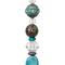 12 Pack: Clear & Blue Turquoise Strung Beads By Bead Landing™